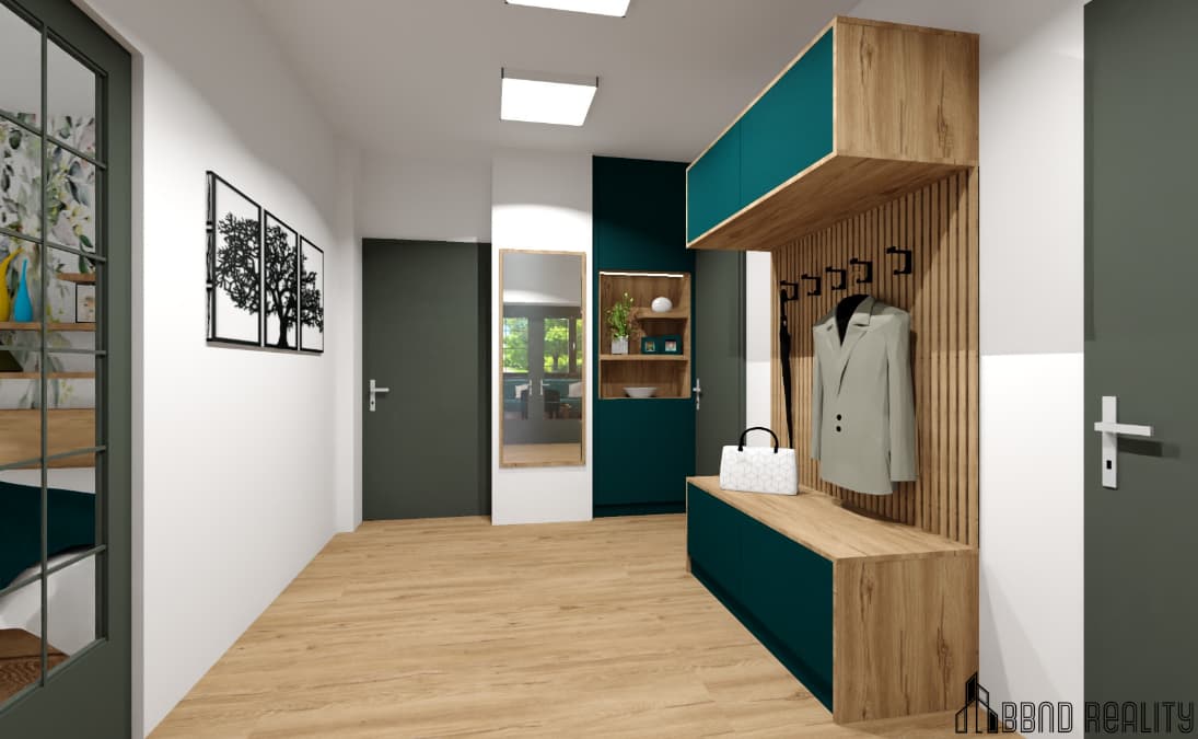 projekt Vyhlídka-1.NP, vstupní chodba